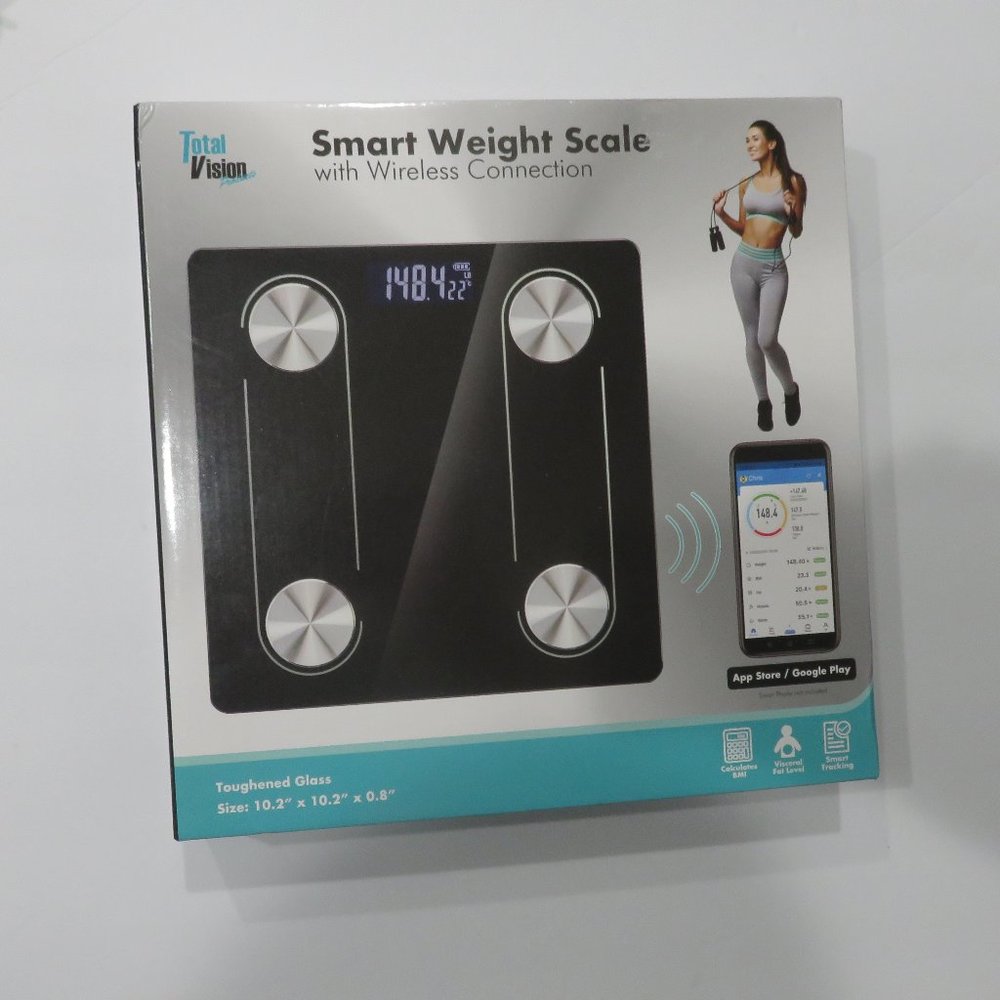 (#W) Total Vision Smart Weight Scale With Wireless Connection